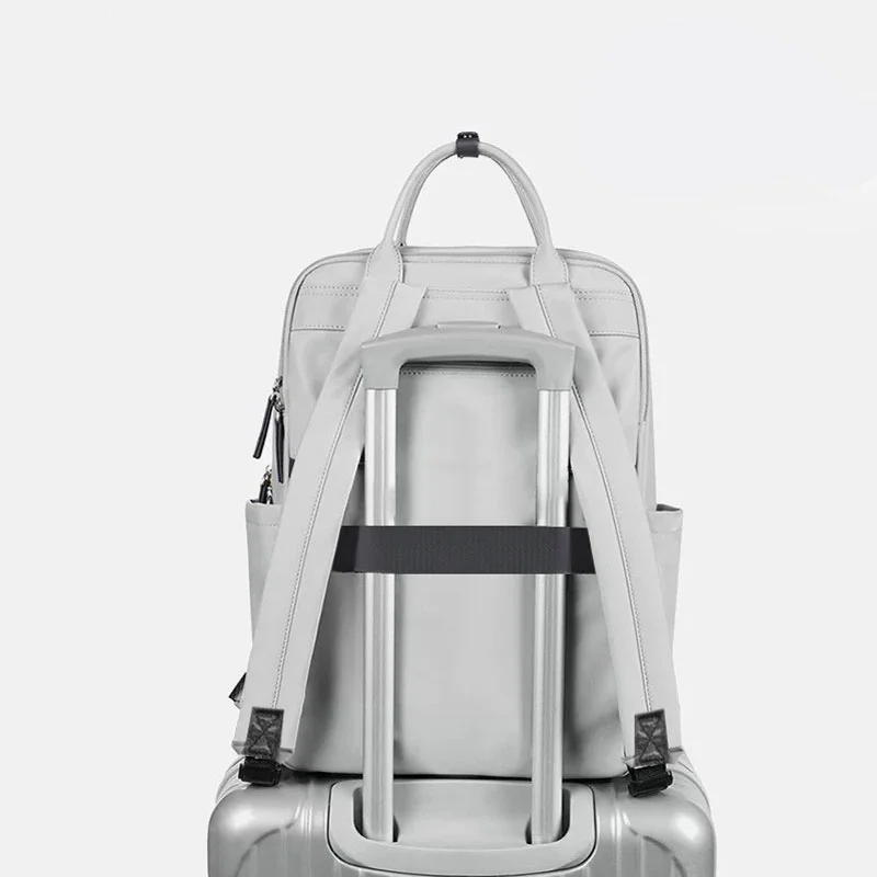 Guangzhou Fuliya Industry Co.,Ltd C-81353 This waterproof backpack features scientific layering, a separate laptop compartment, large-capacity main compartment, back anti-theft zipper, and rivet reinforcement - ideal for commuting, school, and weekends.