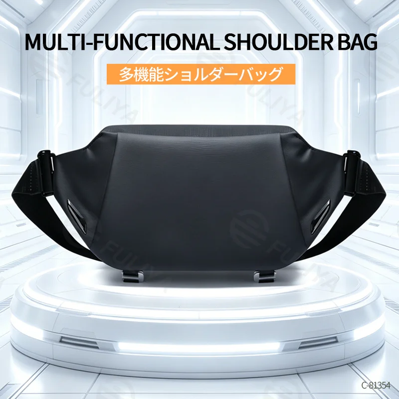 Guangzhou Fuliya Industry Co.,Ltd C-81354 This multi-functional shoulder bag features hand/shoulder carry, an adjustable shoulder pad, a semi-open compartment, and a bottom strap - ideal for commuting, outdoor, and daily use.