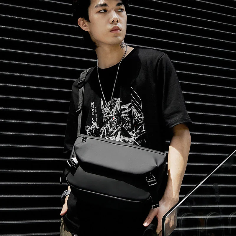 Guangzhou Fuliya Industry Co.,Ltd C-81379 Waterproof and wear-resistant, with multiple large-capacity pockets, thickened honeycomb shoulder strap, and back anti-theft pocket - suitable for commuting, outdoor, and daily use.
