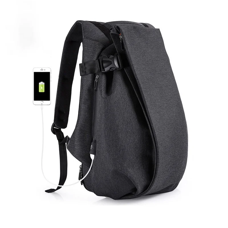 Guangzhou Fuliya Industry Co.,Ltd C-81380 Large capacity, 180° opening with multi-layer storage, hidden anti-theft pocket, charging buckle, side water bottle pocket, luggage strap, breathable mesh back panel - suitable for commuting, travel, and outdoor.