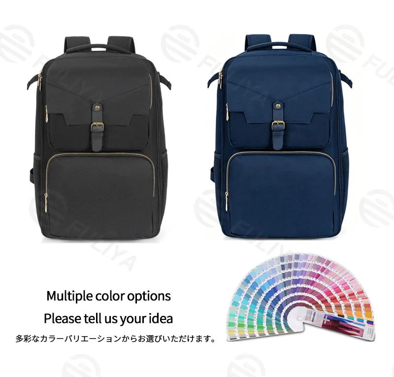 Guangzhou Fuliya Industry Co.,Ltd C-81390 This multi-functional camera backpack features DIY dividers for customizable storage, a waterproof compartment, laptop sleeve, breathable mesh, and snap/metal buckles - ideal for photography and travel.