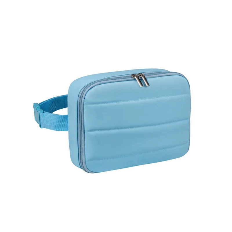 Guangzhou Fuliya Industry Co.,Ltd C-81411 This multi-functional insulated waist pack is made of waterproof PEVA, keeps drinks cold, with smooth zipper and adjustable strap, waist/crossbody carry - ideal for hiking, camping, and travel.