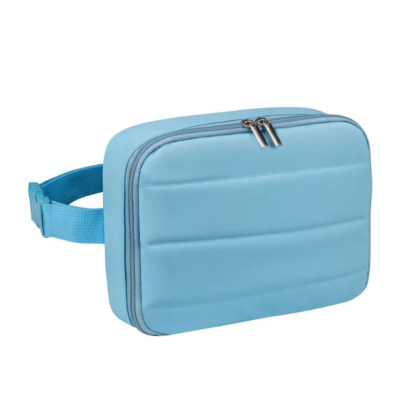 Guangzhou Fuliya Industry Co.,Ltd C-81411 This multi-functional insulated waist pack is made of waterproof PEVA, keeps drinks cold, with smooth zipper and adjustable strap, waist/crossbody carry - ideal for hiking, camping, and travel.