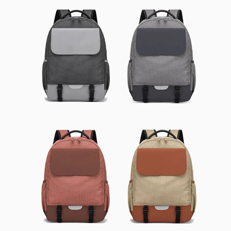 Guangzhou Fuliya Industry Co.,Ltd C-81418 Lightweight waterproof backpack with laptop compartment, ergonomic back, and rain cover - for commuting and travel.