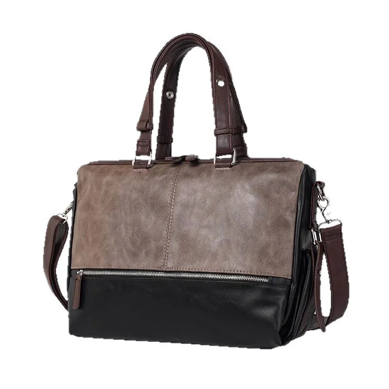 Guangzhou Fuliya Industry Co.,Ltd C-81421 This business briefcase is water-repellent, large-capacity for a laptop, with adjustable shoulder strap and buckle, inner pockets - perfect for hand, shoulder, or crossbody carry.