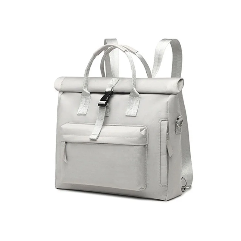 Guangzhou Fuliya Industry Co.,Ltd C-81427 This lightweight waterproof laptop bag converts between crossbody and hand carry, with dual air-cushion padding, large capacity, and trolley strap - for commuting and business trips.