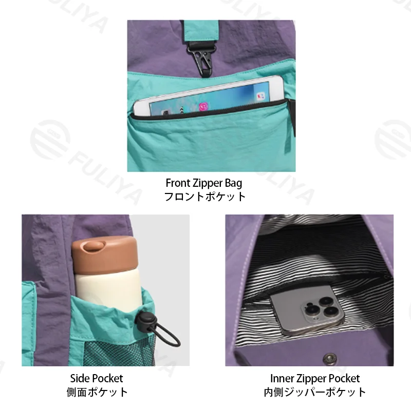 広州富麗雅実業有限会社 バックパック C-81430 - 背面画像 - ブランドロゴ配置と通気性メッシュを展示 (6/6)