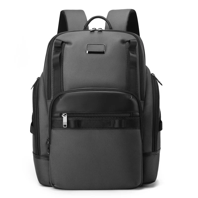 Guangzhou Fuliya Industry Co.,Ltd C-81436 This business backpack has large capacity for a 15.6″ laptop, honeycomb back pad, reflective strips, and trolley strap - for commuting and travel.