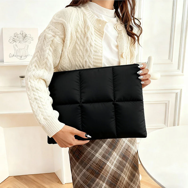 Guangzhou Fuliya Industry Co.,Ltd C-81437 This magnetic ultra-thin laptop sleeve is waterproof, puffy but not bulky, fits 14″ laptops, and is great for daily carry.