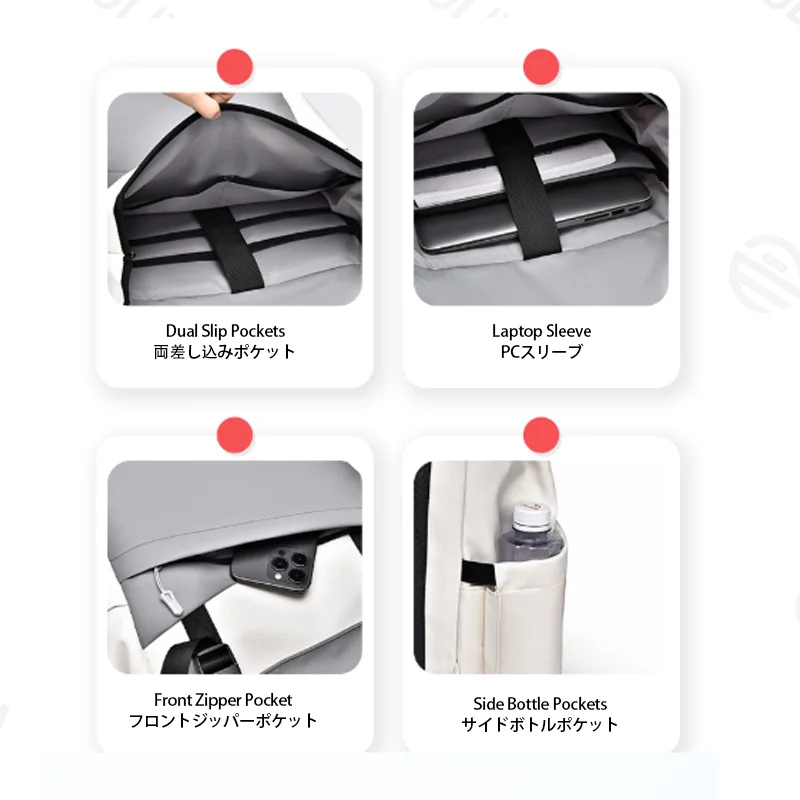 Guangzhou Fuliya Industry Co.,Ltd C-81441 This backpack has large capacity for a 17-inch laptop, with water-repellent fabric, breathable honeycomb back pad, and multiple pockets - for commuting and travel.