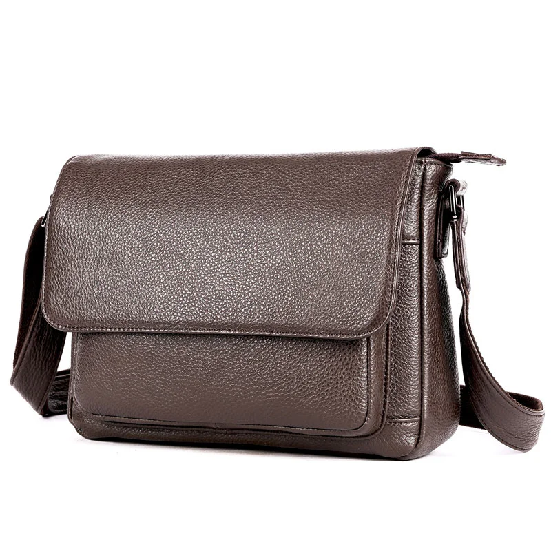Guangzhou Fuliya Industry Co.,Ltd C-81451 This business messenger bag features premium leather, waterproof expandable design, multiple pockets, and shoulder/crossbody carry - for commuting and travel.