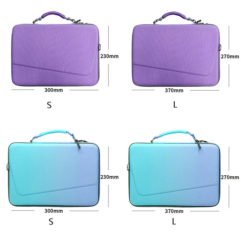 Guangzhou Fuliya Industry Co.,Ltd C-81453 This hard-shell storage bag is shockproof and waterproof, with scratch-proof fleece lining, cushioned edge protection, and smooth zipper - for commuting and travel.