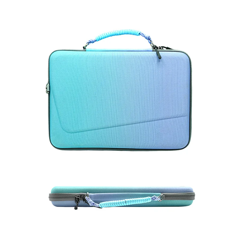 Guangzhou Fuliya Industry Co.,Ltd C-81453 This hard-shell storage bag is shockproof and waterproof, with scratch-proof fleece lining, cushioned edge protection, and smooth zipper - for commuting and travel.