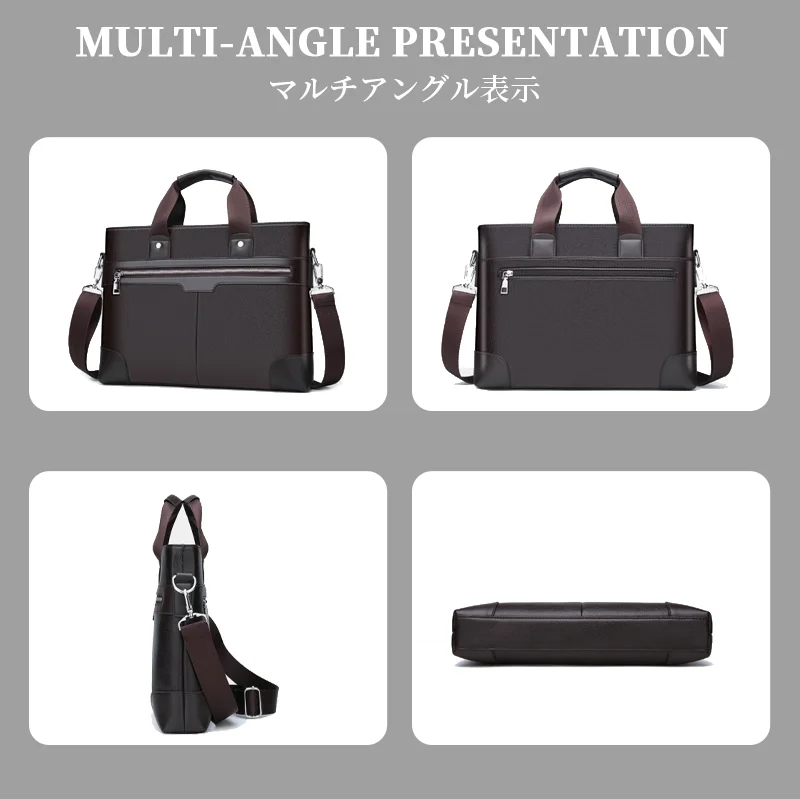 Guangzhou Fuliya Industry Co.,Ltd C-81456 This slim briefcase is lightweight, water-repellent, scratch-resistant, spacious with compartments, comfortable handle, and shoulder/crossbody strap - for commuting and business trips.