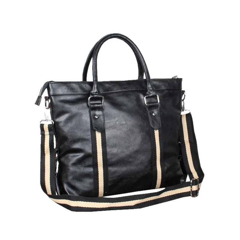 Guangzhou Fuliya Industry Co.,Ltd C-81457 This PU briefcase has organized compartments, comfortable handle, smooth zipper, detachable hook, and hand/shoulder/crossbody carry - for commuting and business.