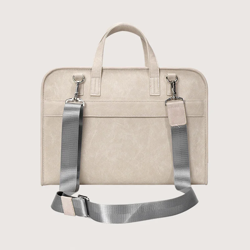 Guangzhou Fuliya Industry Co.,Ltd C-81459 This laptop bag is water-repellent and shockproof with 3-layer protection, multiple compartments, and hand/trolley/crossbody carry - for commuting and business trips.