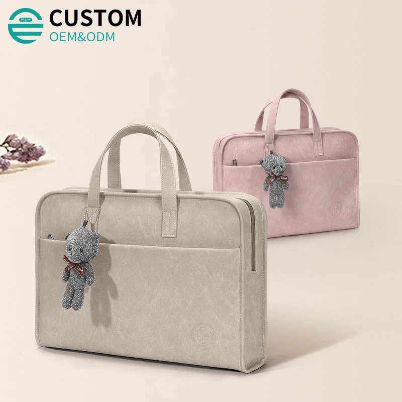 Guangzhou Fuliya Industry Co.,Ltd C-81459 This laptop bag is water-repellent and shockproof with 3-layer protection, multiple compartments, and hand/trolley/crossbody carry - for commuting and business trips.