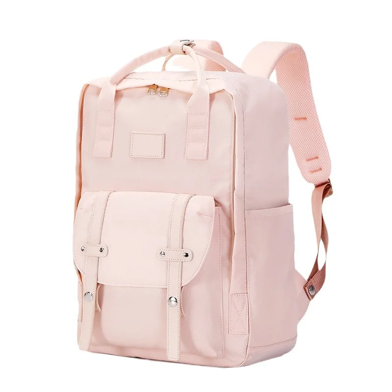 Guangzhou Fuliya Industry Co.,Ltd C-81462 This backpack is water-repellent, lightweight (0.63kg), fits a 15-inch laptop, with multiple compartments, and can be carried as a handbag, shoulder bag, or backpack - ideal for commuting and school.