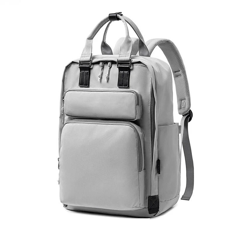 Guangzhou Fuliya Industry Co.,Ltd C-81464 This versatile backpack fits a laptop, is water-repellent and stain-resistant, includes a detachable insulated bottle pouch, and has a trolley strap - suitable for business, commuting, and family outings.