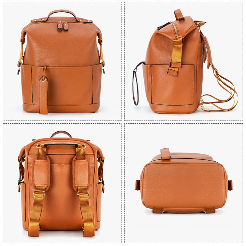 Guangzhou Fuliya Industry Co.,Ltd C-81465 This PU mommy bag offers large capacity with multiple compartments, is waterproof and easy to clean, attaches to strollers, and has comfortable shoulder straps - ideal for outings and travel with baby.