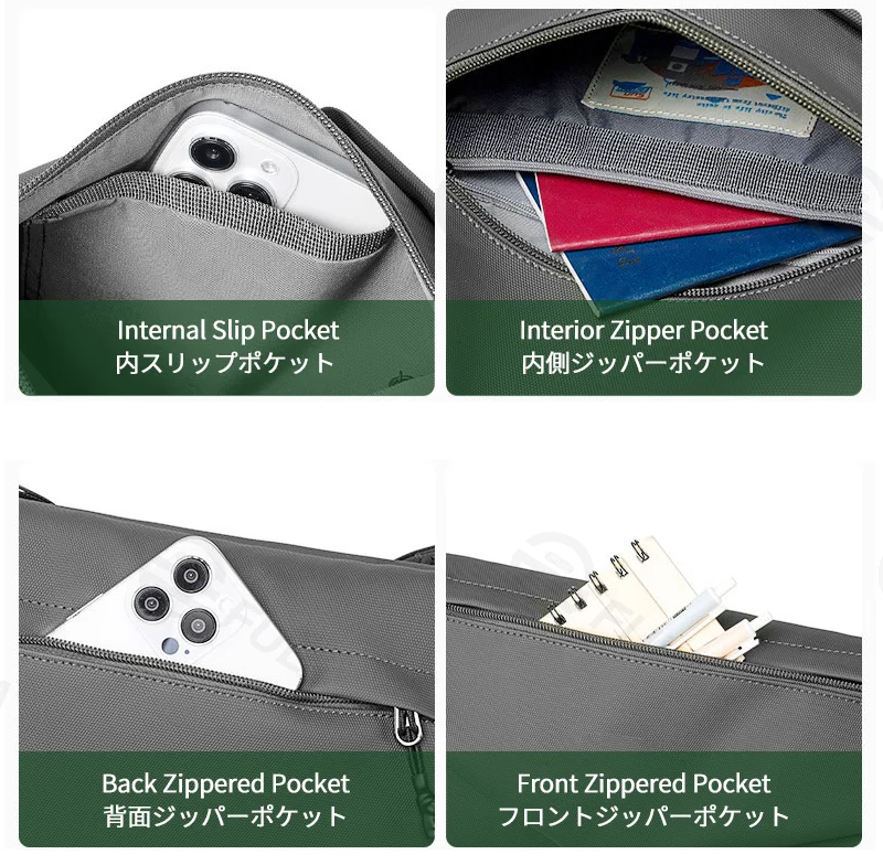 Guangzhou Fuliya Industry Co.,Ltd C-81333/FLY-238175 Water-repellent durable fabric, spacious main compartment, multi-pockets, quick-release buckles, adjustable strap - lightweight for commuting, travel, and business.