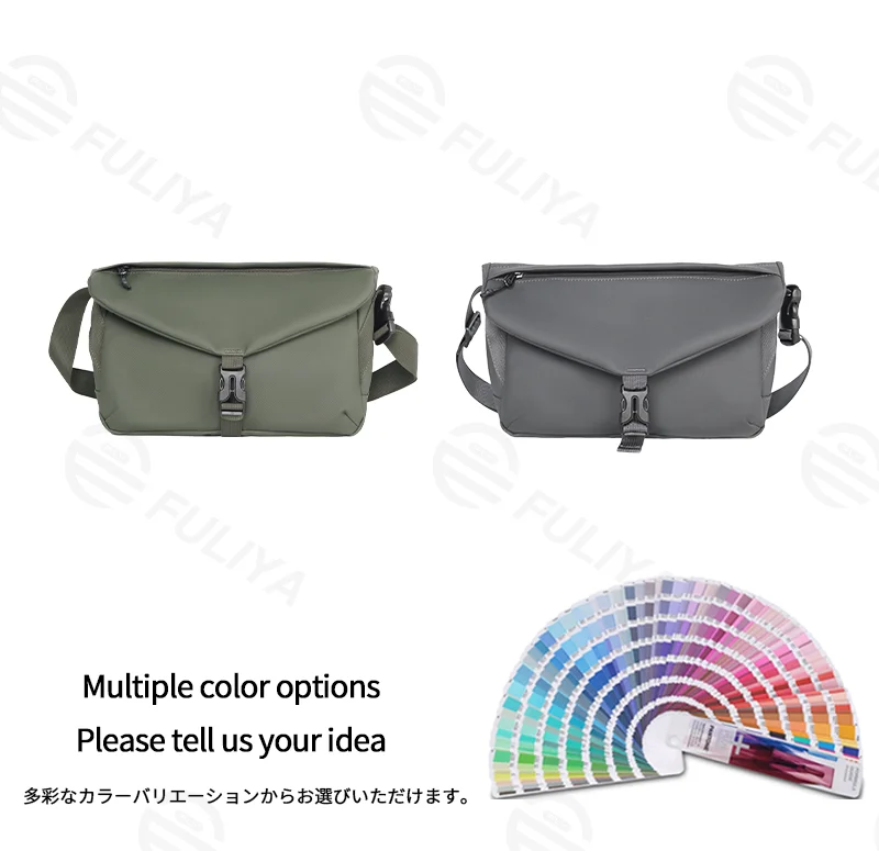 Guangzhou Fuliya Industry Co.,Ltd C-81333/FLY-238175 Water-repellent durable fabric, spacious main compartment, multi-pockets, quick-release buckles, adjustable strap - lightweight for commuting, travel, and business.