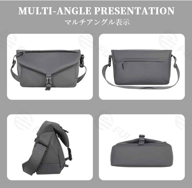 Guangzhou Fuliya Industry Co.,Ltd C-81333/FLY-238175 Water-repellent durable fabric, spacious main compartment, multi-pockets, quick-release buckles, adjustable strap - lightweight for commuting, travel, and business.