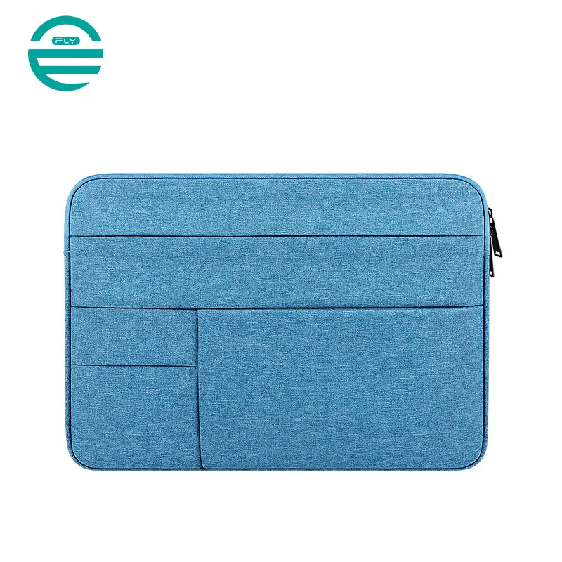 Guangzhou Fuliya Industry Co.,Ltd C-80906 Lightweight multi-compartment laptop bag, thickened plush lining, hidden carry handle, rear document pocket, and Velcro design - multiple colors for 13.3/15.4/15.6-inch laptops.