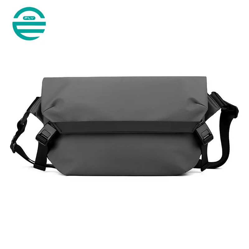 Guangzhou Fuliya Industry Co.,Ltd C-80914 New crossbody bag, water-repellent nylon, multi-layer large capacity, double magnetic buckle, adjustable strap, and luggage strap - hand carry or attach to suitcase for commuting, travel, and daily use.