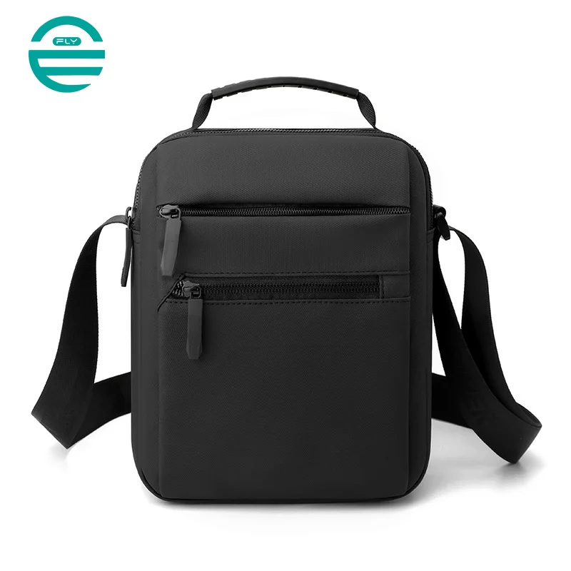 Guangzhou Fuliya Industry Co.,Ltd C-80916 New men's crossbody bag, high-density water-repellent nylon, multi-layer large capacity, multiple pockets, and adjustable strap - hand or shoulder carry for commuting, travel, and outdoor.