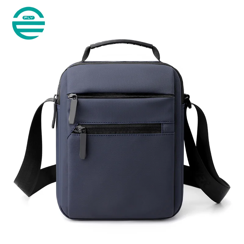 Guangzhou Fuliya Industry Co.,Ltd C-80916 New men's crossbody bag, high-density water-repellent nylon, multi-layer large capacity, multiple pockets, and adjustable strap - hand or shoulder carry for commuting, travel, and outdoor.