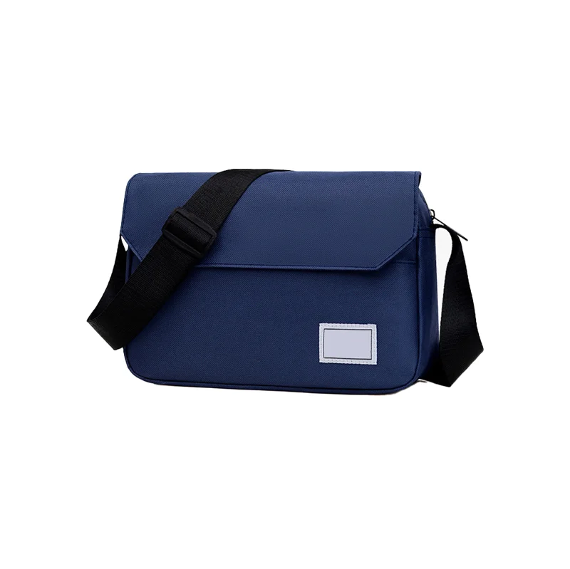Guangzhou Fuliya Industry Co.,Ltd C-80923  Stylish minimalist crossbody bag, lightweight fabric approx. 0.21kg, square design, multi-compartment large capacity - for commuting, outdoor, sports, and business trips.