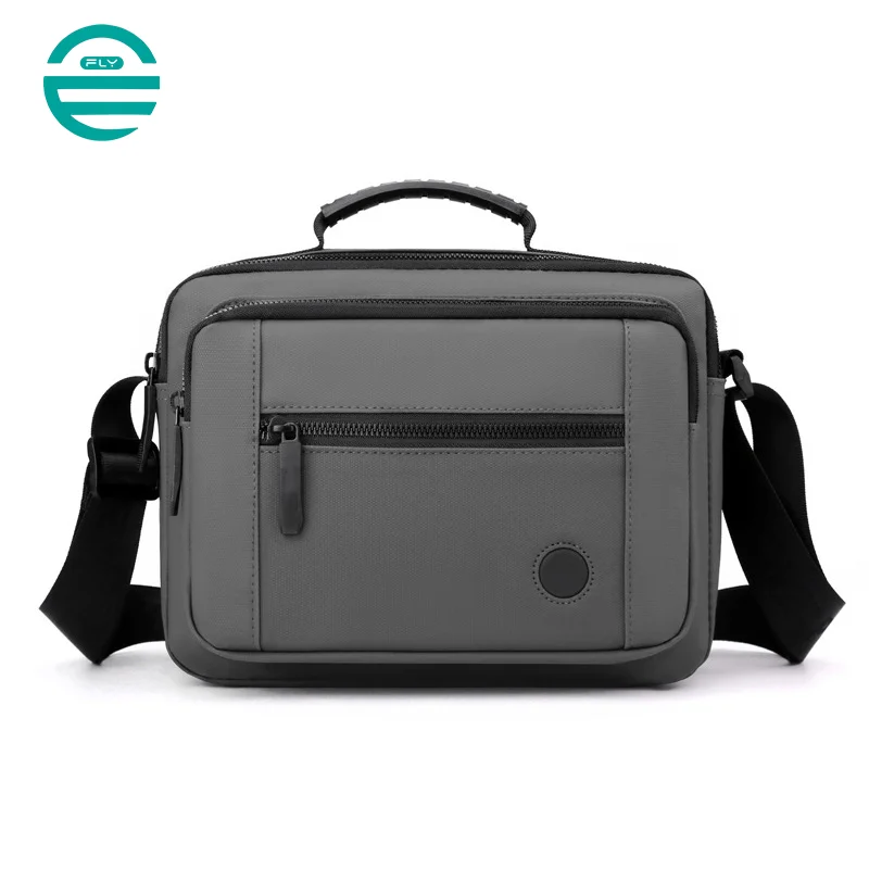 Guangzhou Fuliya Industry Co.,Ltd C-80928 New men's utility crossbody bag, high-density nylon, multi-layer large capacity, anti-theft rear pocket, and durable comfortable handle - for sports, commuting, and cycling.