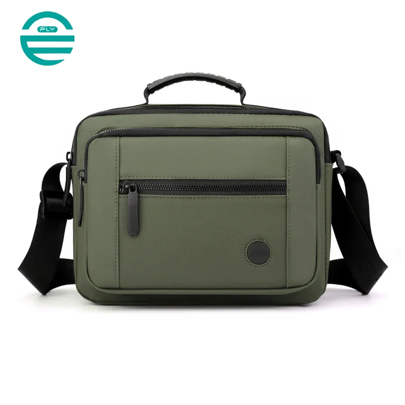 Guangzhou Fuliya Industry Co.,Ltd C-80928 New men's utility crossbody bag, high-density nylon, multi-layer large capacity, anti-theft rear pocket, and durable comfortable handle - for sports, commuting, and cycling.