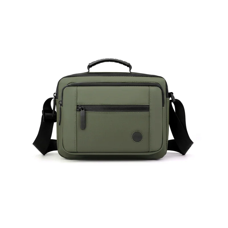 Guangzhou Fuliya Industry Co.,Ltd C-80928 New men's utility crossbody bag, high-density nylon, multi-layer large capacity, anti-theft rear pocket, and durable comfortable handle - for sports, commuting, and cycling.