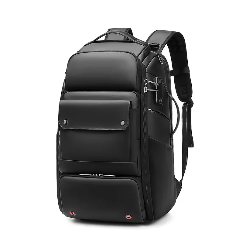 Guangzhou Fuliya Industry Co.,Ltd C-80931 Multi-functional camera backpack, dual-use for photography and casual carry, large capacity, laptop sleeve, combination lock, removable dividers, tripod attachment, and survival whistle - water-resistant.