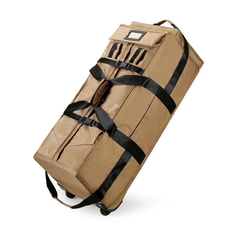 Guangzhou Fuliya Industry Co.,Ltd C-80936 Multi-functional large-capacity travel bag, backpack, handbag, or trolley carry, silent wheels, anti-scratch pad, and adjustable buckle, foldable - for daily use, travel, and outdoor.