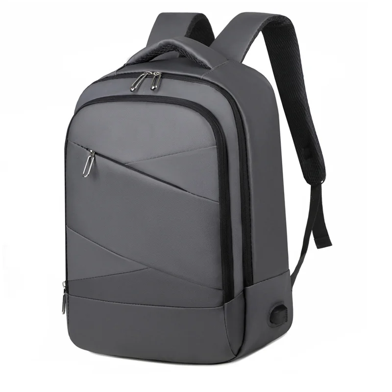 Guangzhou Fuliya Industry Co.,Ltd C-80943 Waterproof multi-functional backpack with laptop compartment, front pocket, and external USB port. Large-capacity multi-pocket storage. For unisex business, commuting, school, and travel.