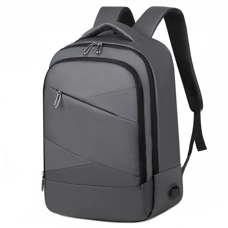 Guangzhou Fuliya Industry Co.,Ltd C-80943 Waterproof multi-functional backpack with laptop compartment, front pocket, and external USB port. Large-capacity multi-pocket storage. For unisex business, commuting, school, and travel.
