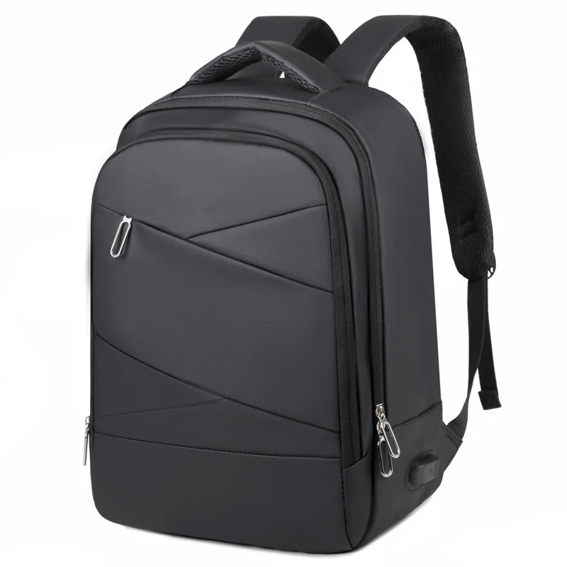 Guangzhou Fuliya Industry Co.,Ltd C-80943 Waterproof multi-functional backpack with laptop compartment, front pocket, and external USB port. Large-capacity multi-pocket storage. For unisex business, commuting, school, and travel.