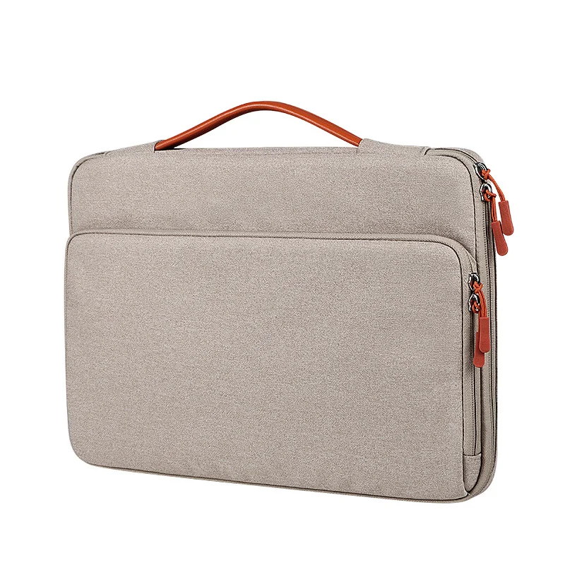 Guangzhou Fuliya Industry Co.,Ltd C-80954 16-inch shockproof laptop bag with 360° padding. Full-open design with laptop and accessory compartments, trolley sleeve, and retractable handle. For commuting and business trips.