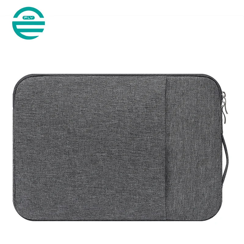 Guangzhou Fuliya Industry Co.,Ltd C-80955 Slim minimalist laptop bag with soft plush lining and front accessory pocket. Water-resistant, scratch-proof, and easy to clean. Integrated retractable handle. For commuting and travel.