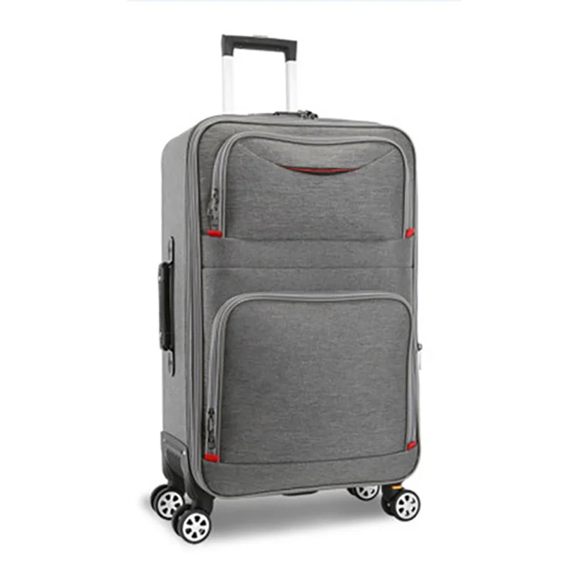 Guangzhou Fuliya Industry Co.,Ltd C-80965  Large-capacity luggage (20-28"). Water-resistant Oxford fabric, silent wheels, expandable zipper, and combination lock. Thickened alloy handle and multi-position grips. For business, school, and travel.