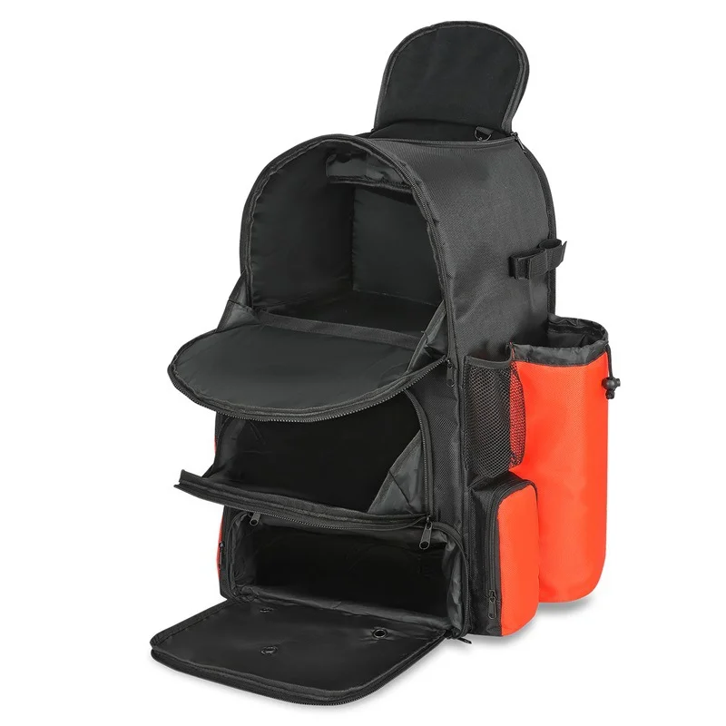 Guangzhou Fuliya Industry Co.,Ltd C-81035 Baseball sports backpack, wear-resistant polyester, large capacity, shoe compartment, bat straps, breathable back pad, and color-block design - for baseball training and outdoor travel.