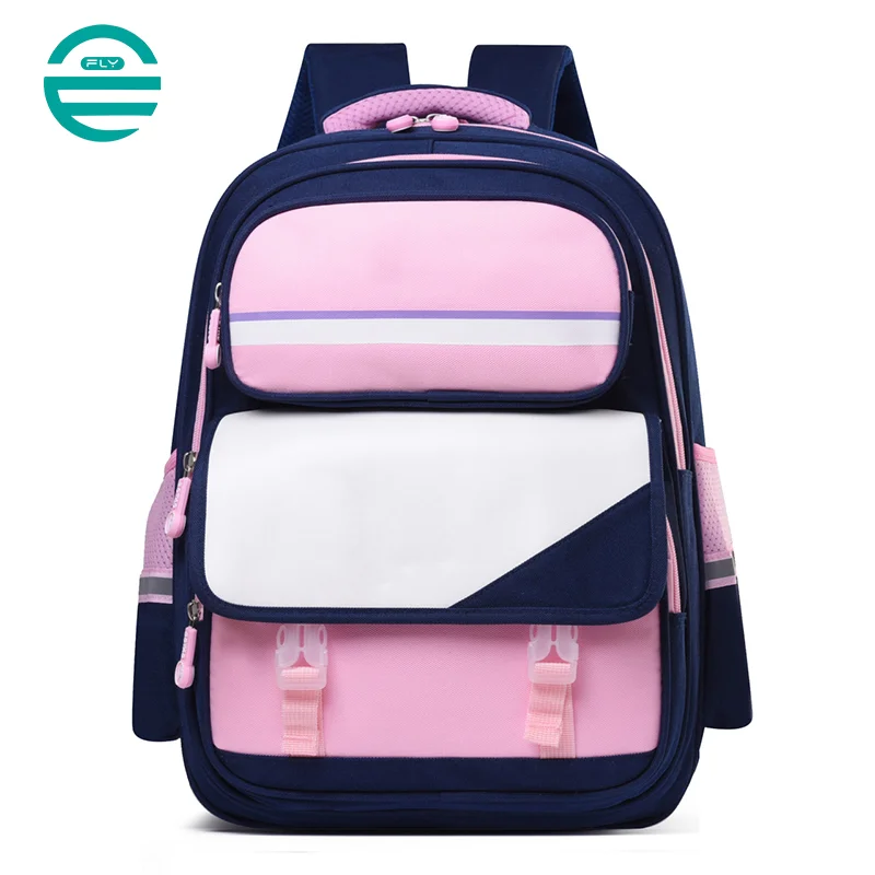 Guangzhou Fuliya Industry Co.,Ltd C-81048 Student backpack, water-resistant, large capacity, front pocket, side mesh pocket, adjustable strap, and breathable soft back pad - for children and primary/middle school students.