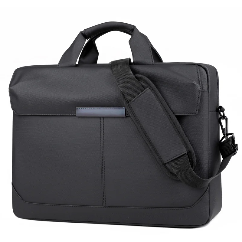 Guangzhou Fuliya Industry Co.,Ltd C-81064 Business laptop briefcase, water-resistant, large capacity, laptop compartment, detachable strap, non-slip shoulder pad, and luggage strap - hand or shoulder carry for office, commuting, and business trips.