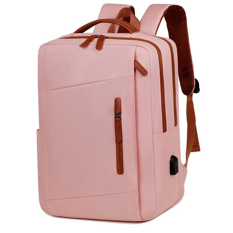 Guangzhou Fuliya Industry Co.,Ltd C-81076 Business commuter backpack, water-resistant, large capacity, laptop compartment, USB port, comfortable handle, and luggage strap - backpack or hand carry for business trips, commuting, and travel.