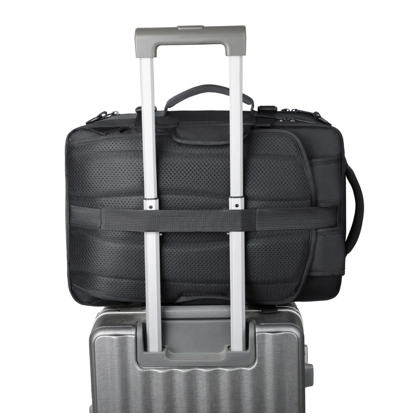 Guangzhou Fuliya Industry Co.,Ltd C-81087 Vacuum compression travel backpack, water-resistant, large capacity, laptop compartment, shoe compartment, wet/dry pocket, USB port, and breathable back panel - for business trips and travel.