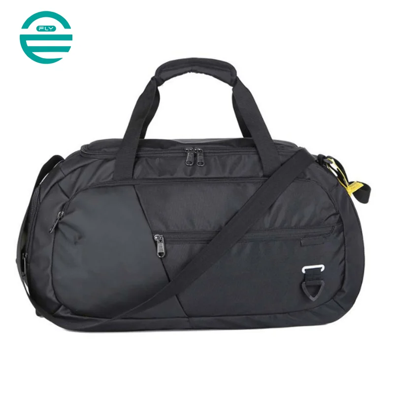 Guangzhou Fuliya Industry Co.,Ltd C-81090 Large-capacity sports travel gym bag, water-resistant, multi-layer storage, shoe compartment, dual zipper, adjustable strap, and side mesh pocket - for gym, travel, and business trips.