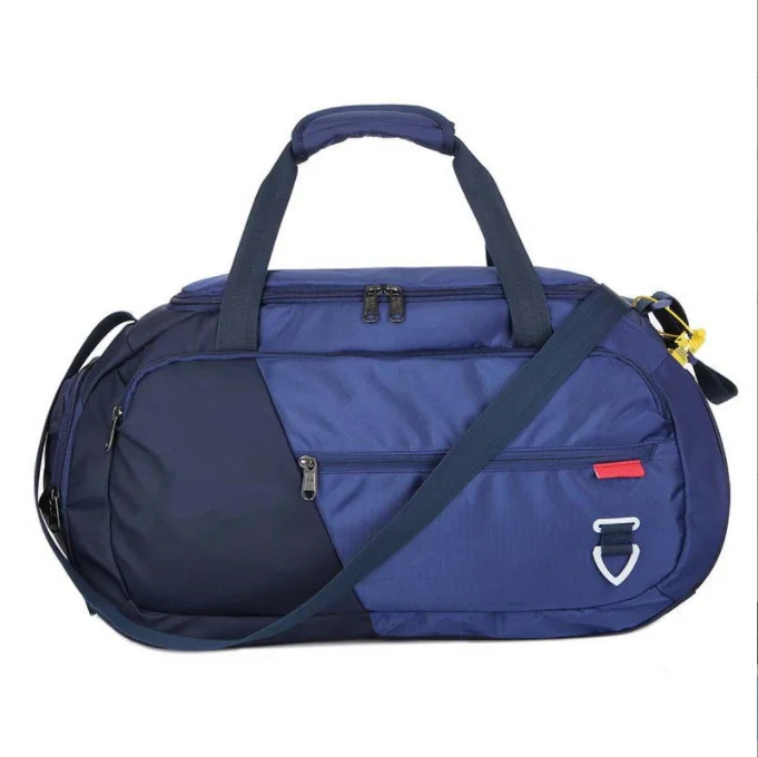 Guangzhou Fuliya Industry Co.,Ltd C-81090 Large-capacity sports travel gym bag, water-resistant, multi-layer storage, shoe compartment, dual zipper, adjustable strap, and side mesh pocket - for gym, travel, and business trips.